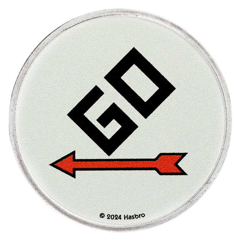2024 Samoa Monopoly Board Space: Pass Go 1 oz Silver Coin in TEP