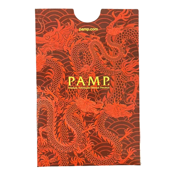 PAMP Suisse Good Luck Yellow Dragon 2.5g Gold Bar