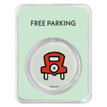 2024 Samoa Monopoly Board Space: Free Parking 1 oz Silver Coin in TEP
