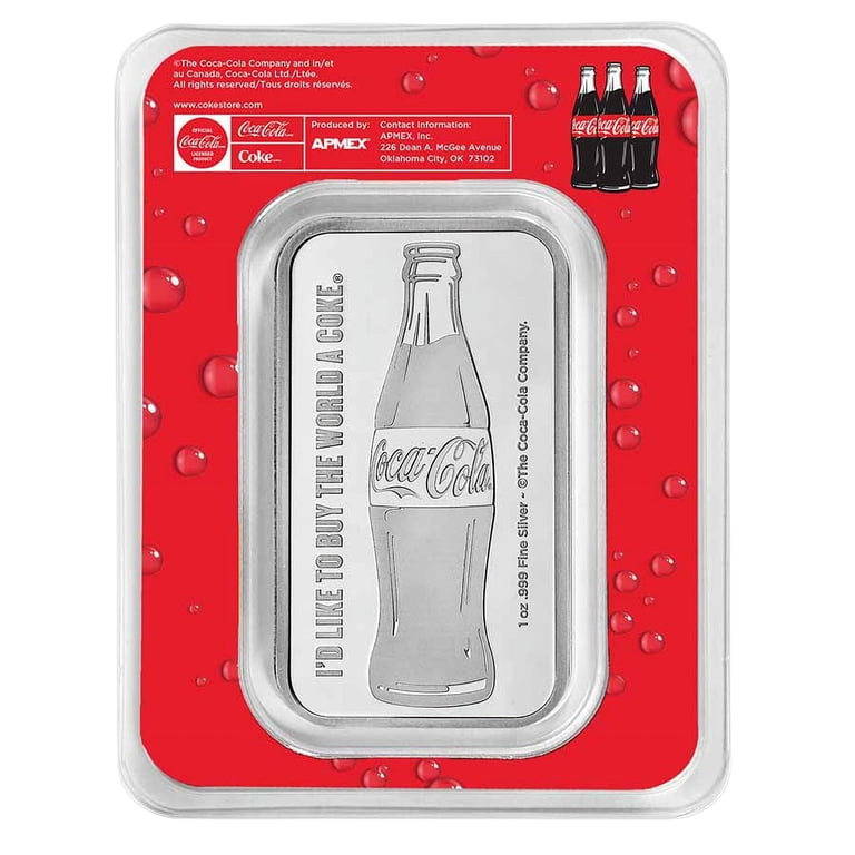Coca-Cola® 1 oz Silver Struck Bar (in TEP)