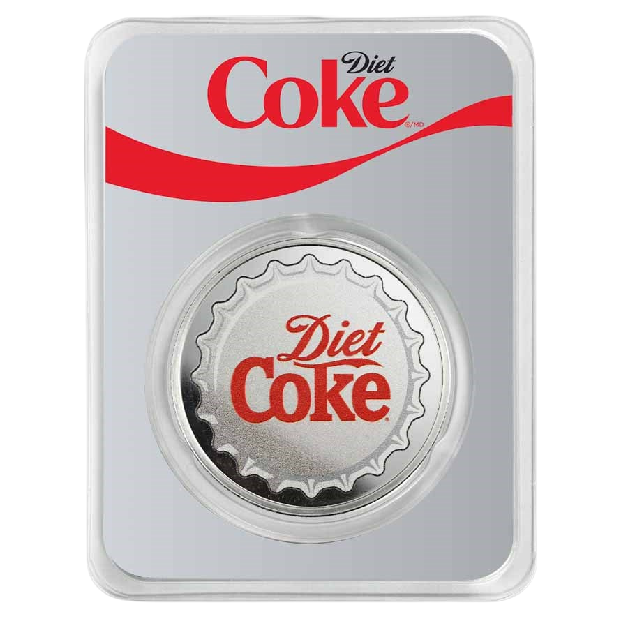 Diet Coke 1oz Silver TEP