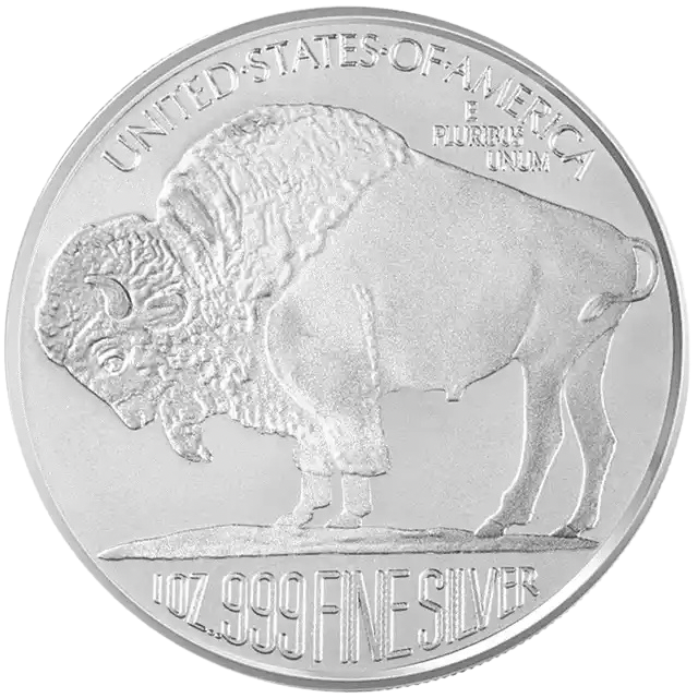 SilverTowne Mint 1 oz Silver Buffalo Round Pre-Owned