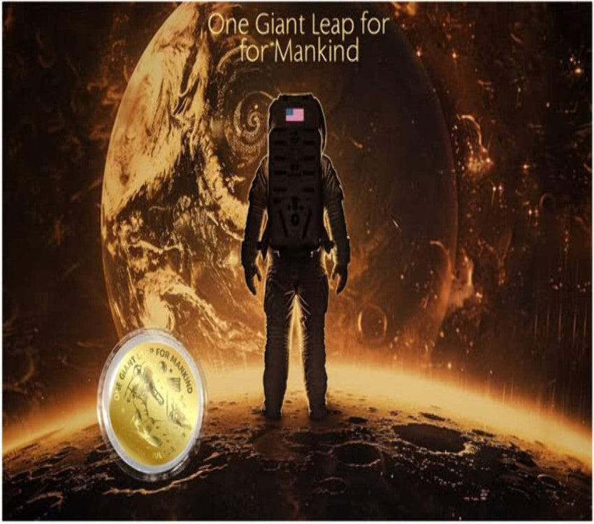 2026 Niue One Giant Leap for Mankind 1/1000 oz .9999 Gold Coin in Card