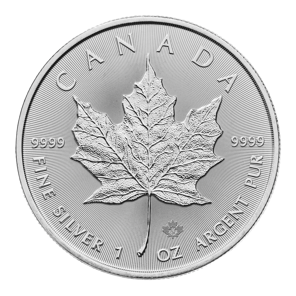 Best Value 1 oz Silver Canadian Maple Bullion Coin Pre-Owned Mixed Year