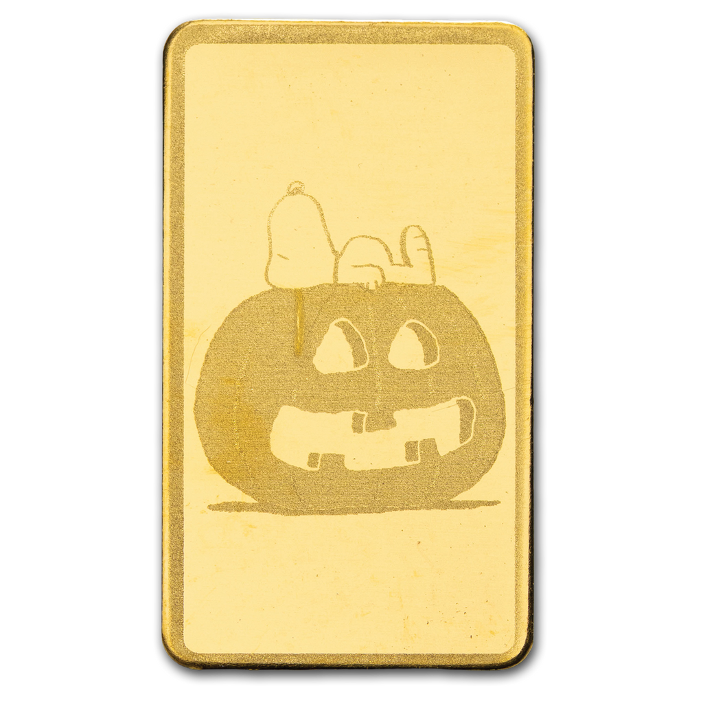 Peanuts - It's the Great Pumpkin 60th Anniversary 0.5g Gold Bar – additional view