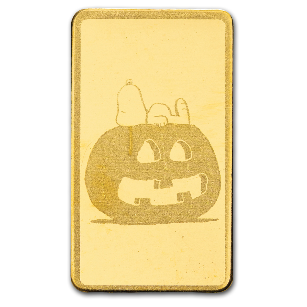 Peanuts - It's the Great Pumpkin 60th Anniversary 0.5g Gold Bar – additional view
