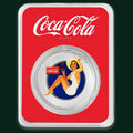 Coca-Cola® 1 oz Silver Colorized Round Bathing Beauties: Brunette