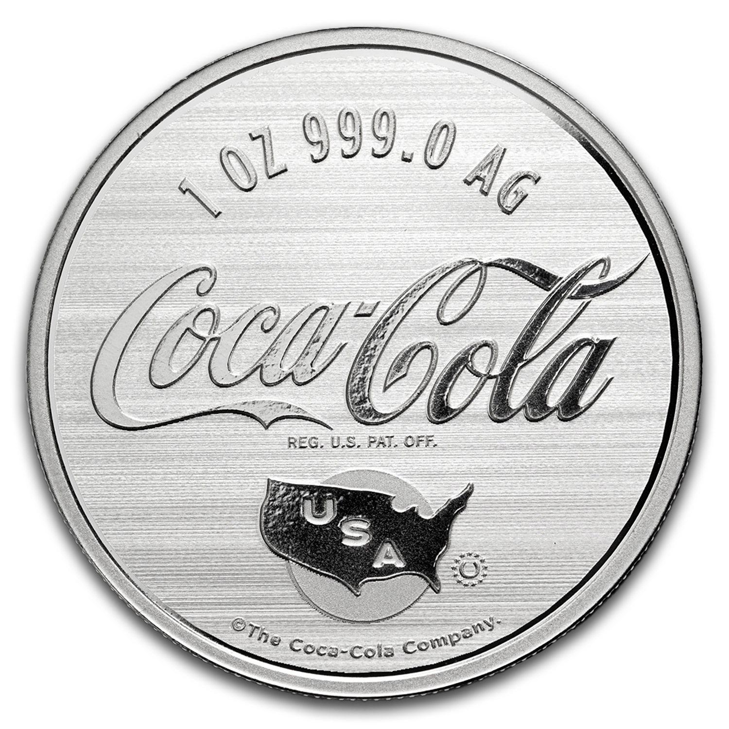 Coca-Cola® 1 oz Silver Colorized Americana (in TEP)