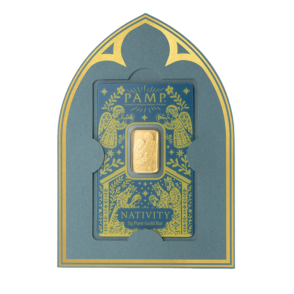 PAMP The Nativity 5g Gold Bar