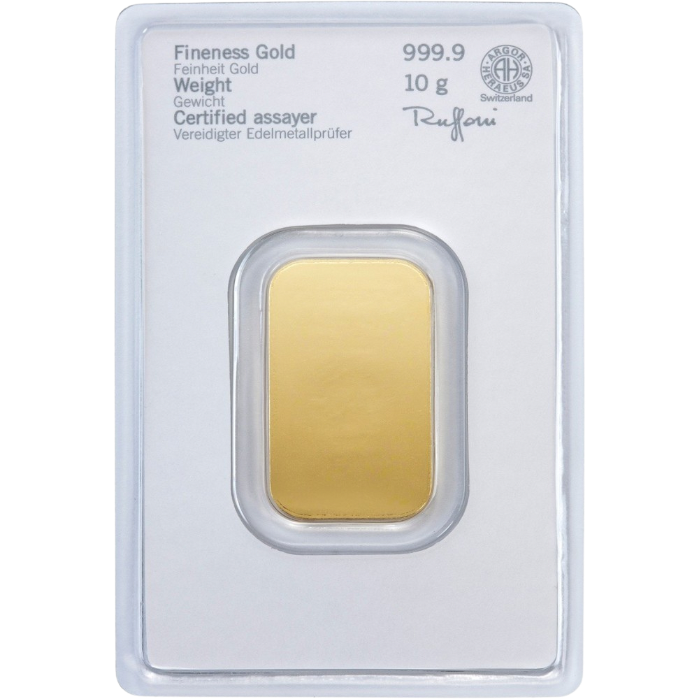 10g Heraeus Gold Bar