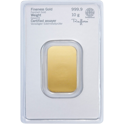 10g Heraeus Gold Bar – additional view