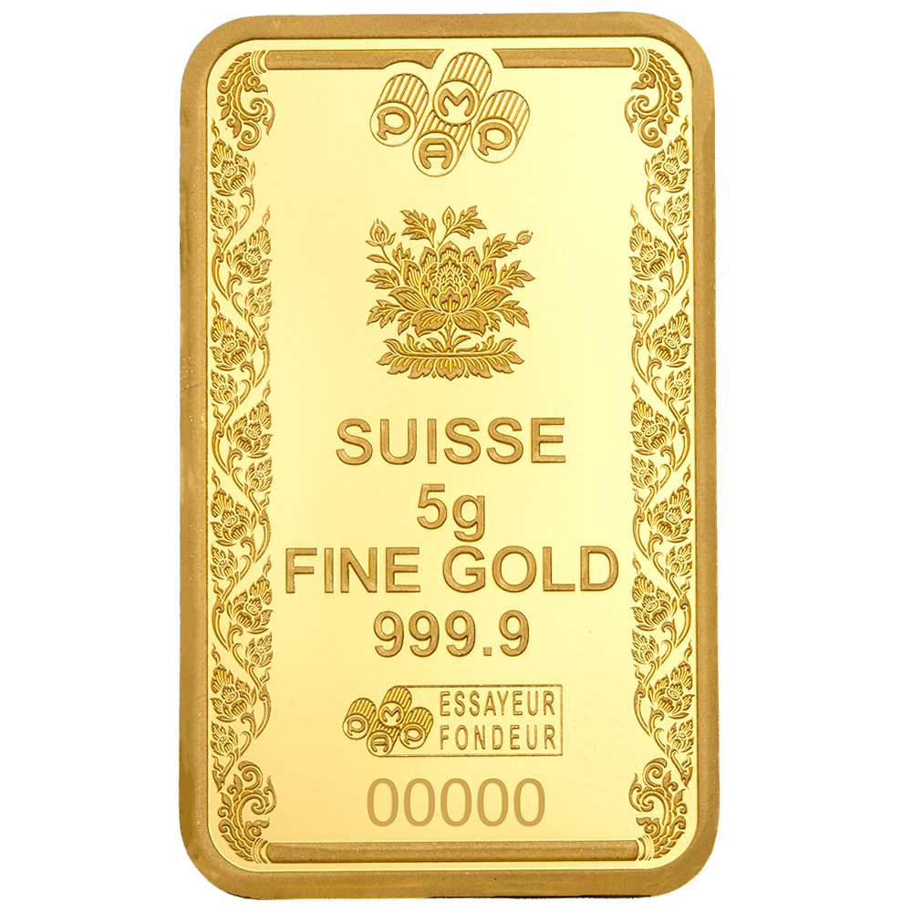 PAMP Buddha 5 Gram Gold Bar