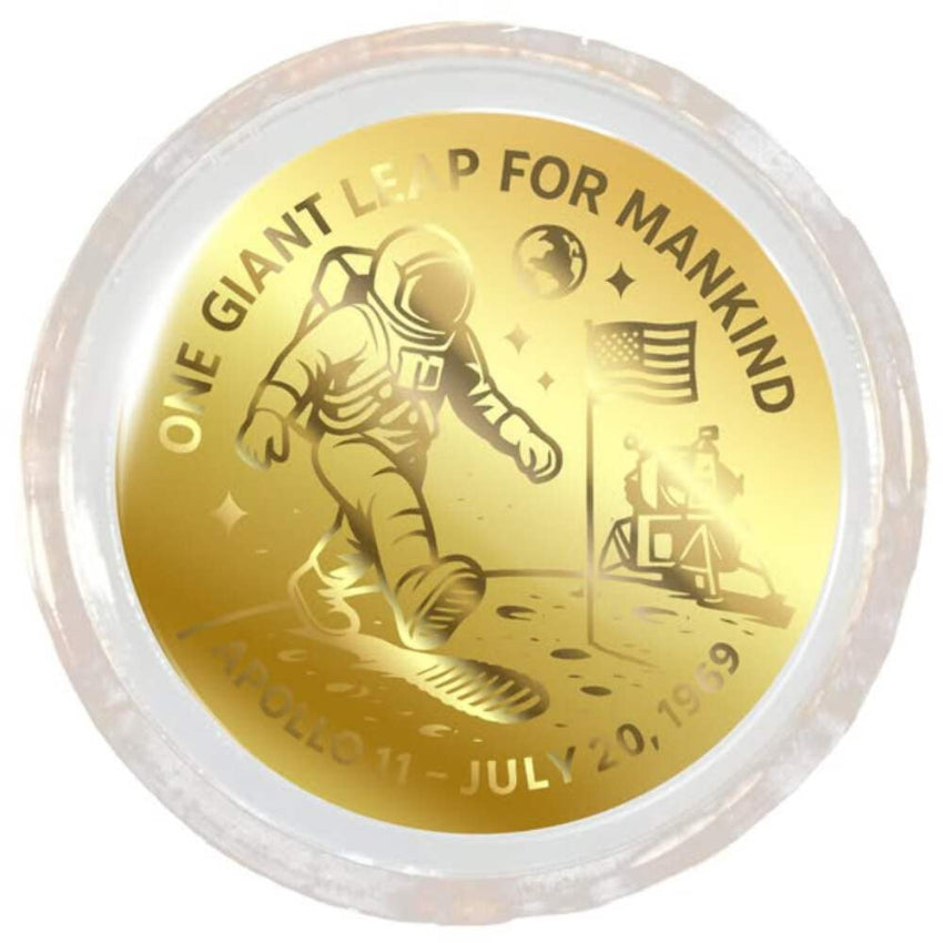 2026 Niue One Giant Leap for Mankind 1/1000 oz .9999 Gold Coin in Card