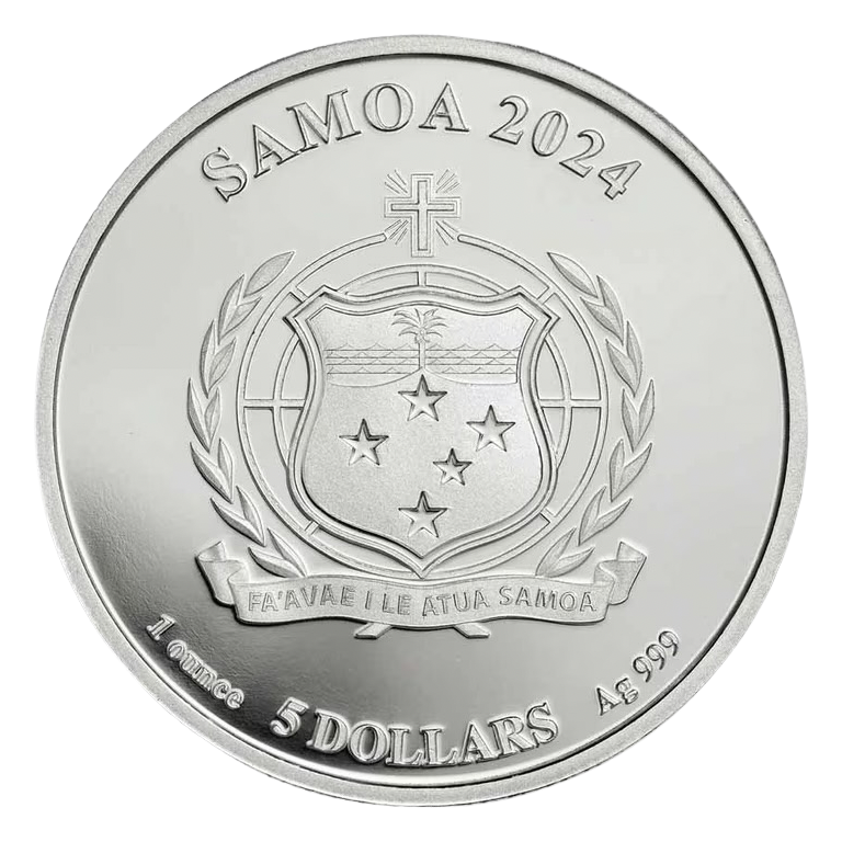 2024 Samoa Monopoly Board Space: Electric Company 1 oz Silver Coin in TEP