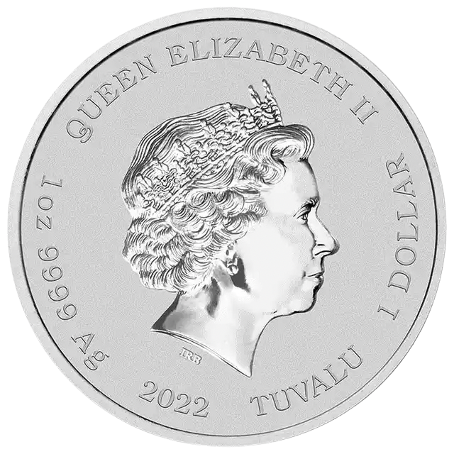 2022 Tuvalu Bart Simpson 1 oz Silver Coin Pre-Owned