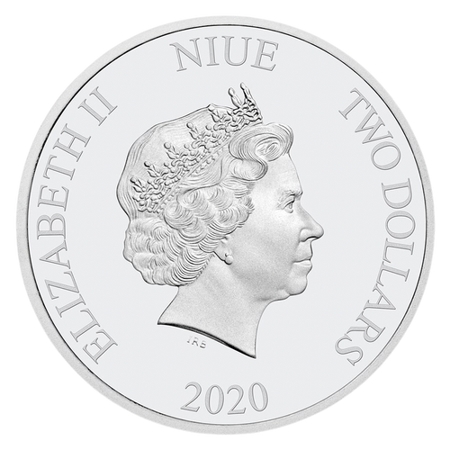 2019 Niue Star Wars Darth Vader 1 oz Silver Coin Pre-Owned – Queen Elizabeth II portrait side