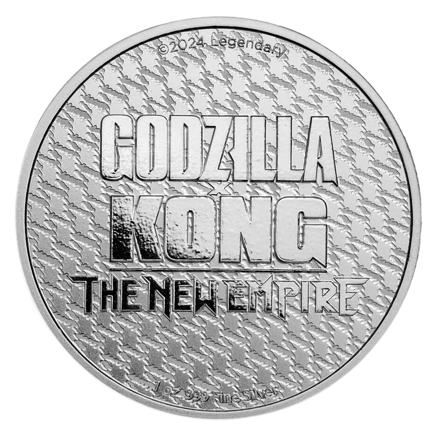 Godzilla x Kong – Godzilla Colorized 1 oz Silver Round in TEP