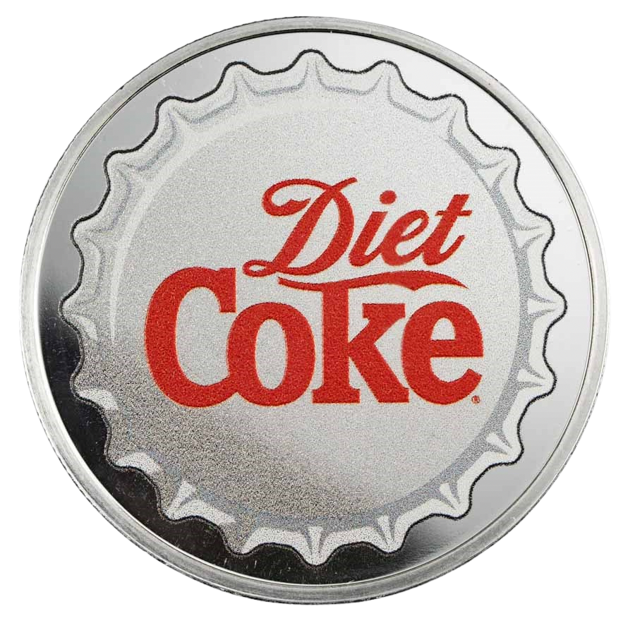 Diet Coke 1oz Silver TEP