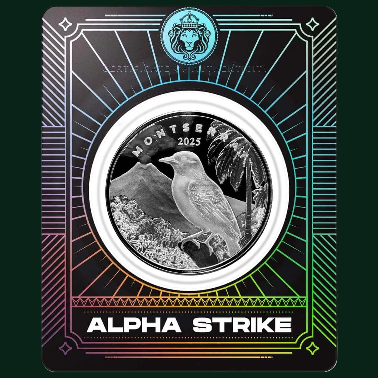 Scottsdale 2025 EC8 Montserrat | Oriole 1 oz Silver Coin Alpha Strike