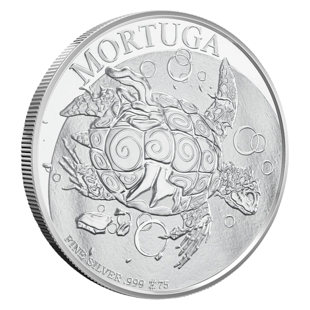 Zombucks World Mortuga 1 oz Silver Round Pre-Owned