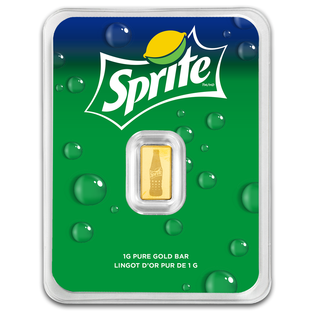 Sprite® 1 Gram Gold Bar in TEP