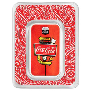 Coca-Cola® 1 oz Silver Route 66 Colorized Bar (in TEP)