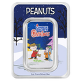 Peanuts® 60th A Charlie Brown Christmas 1 oz Colorized Silver Bar in TEP