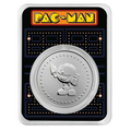 PAC-MAN Game Token 1oz Silver Slot Medal in TEP – product view