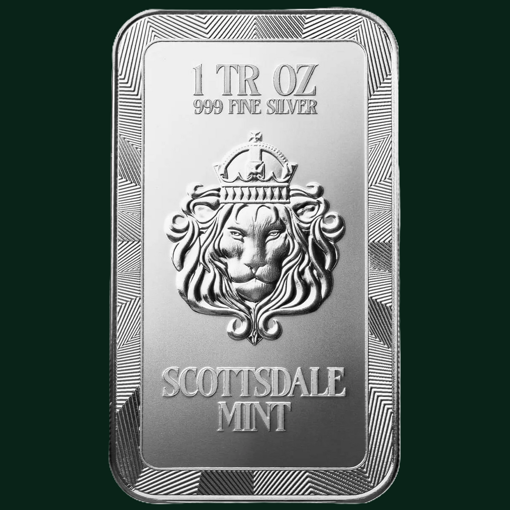 Scottsdale Mint 2026 Dragon Lièyàn Blazing Fire 1oz Silver Bar