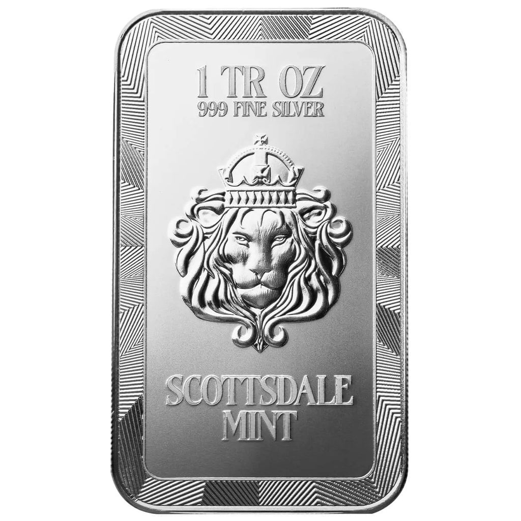 Scottsdale Mint 2026 Dragon Zhènyuè Mountain Guardian 1oz Silver Bar