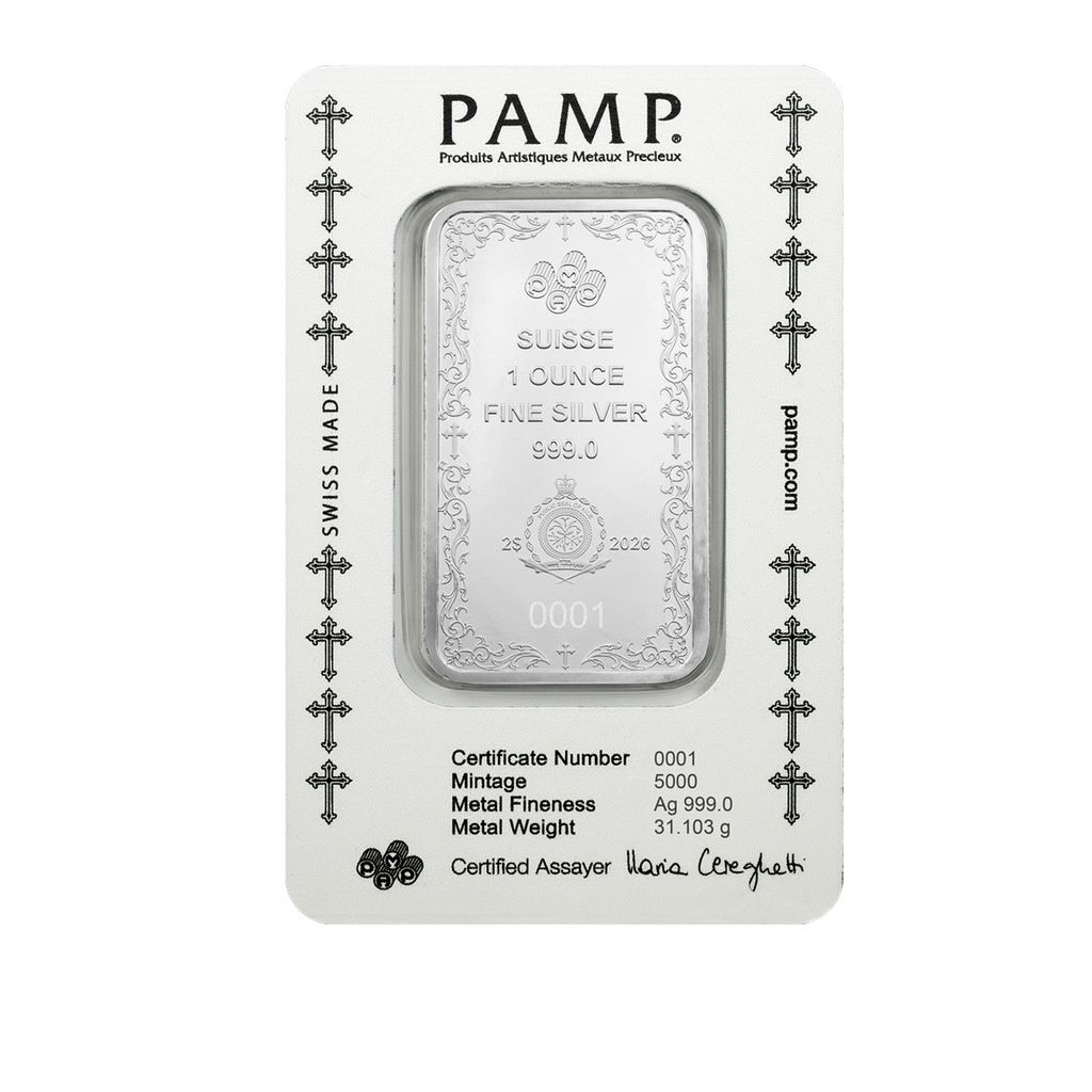 Pamp 1oz Silver Cross of Christianity – additional view