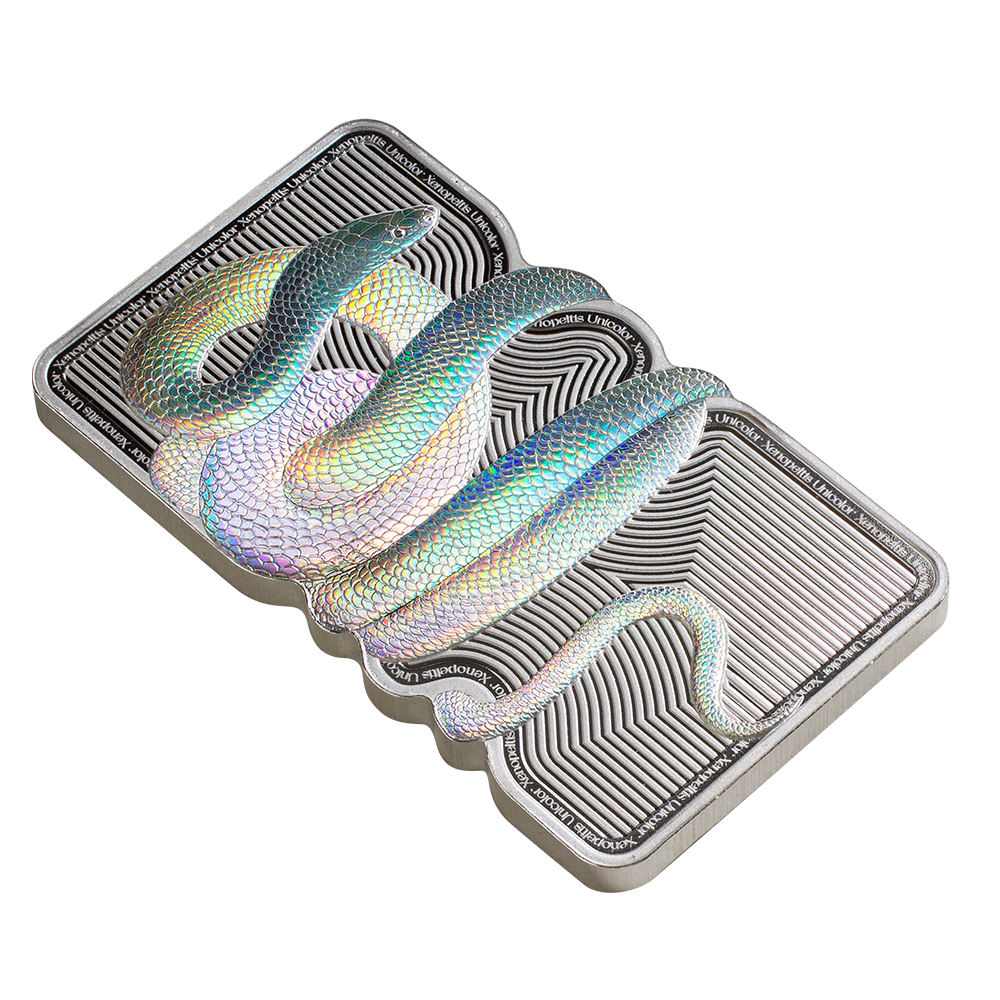 Pamp Nature’s Grip - Sunbeam Snake 1oz Silver Legal Tender Bar