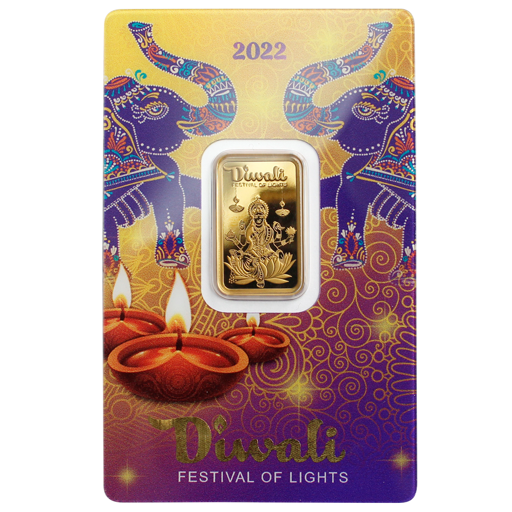 Pamp Diwali - Lakshmi 5g Pure Gold Bar