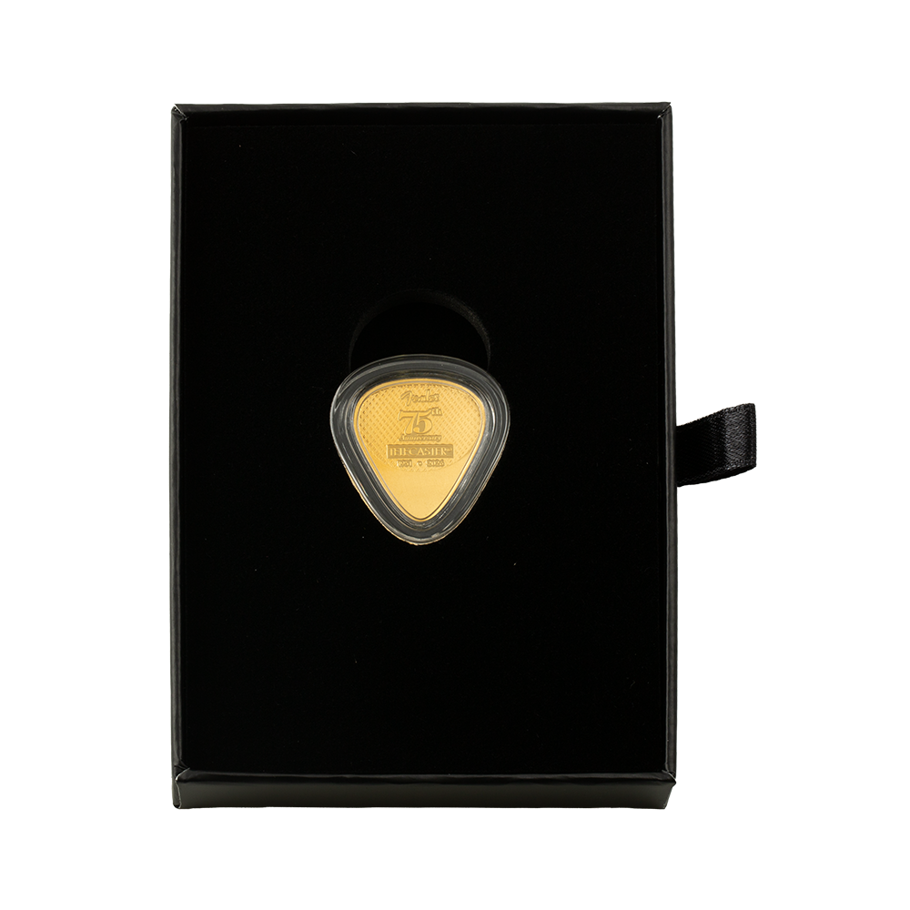 Pamp 5 Gram Gold Fender Telecaster 75th Guitar Pick