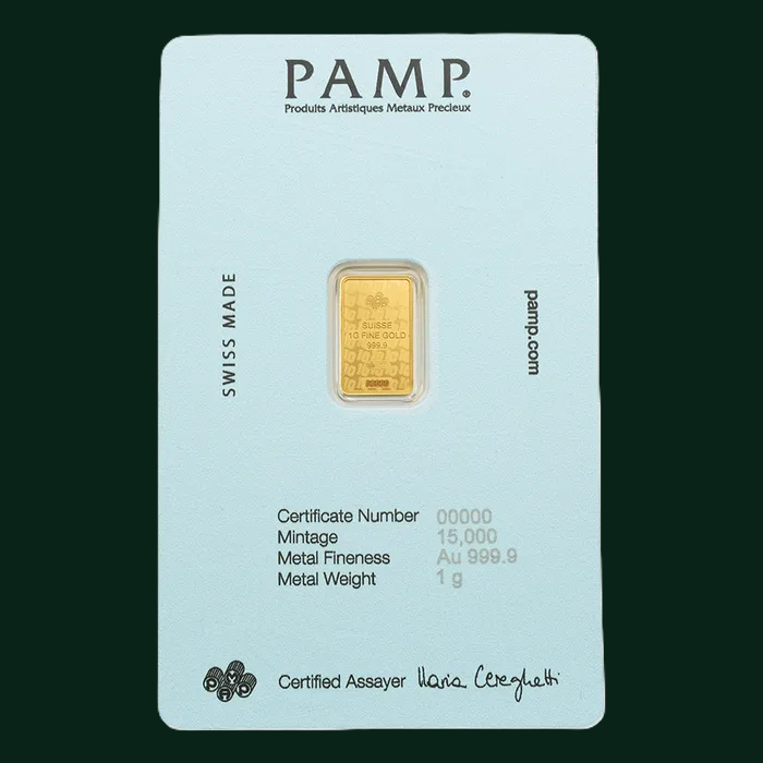 Pamp 1g Maradona Gold Bar