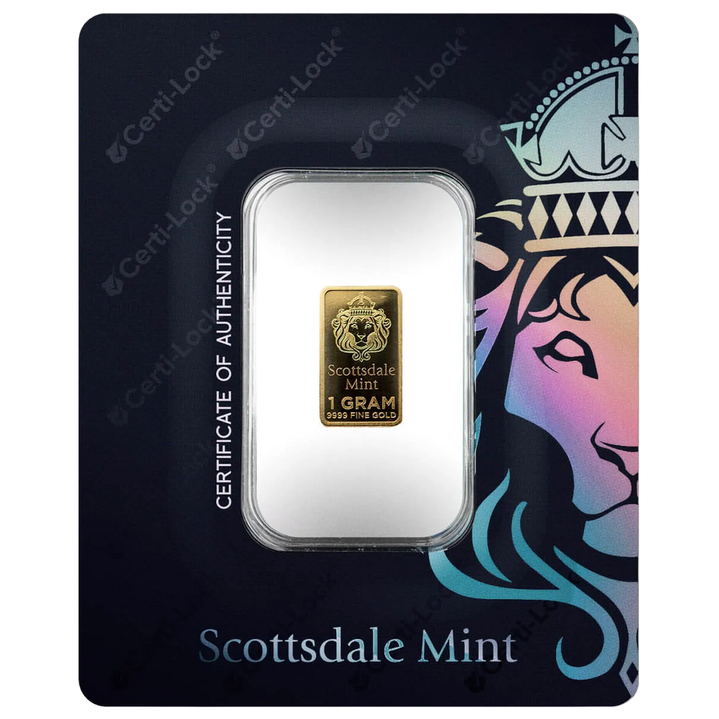 Scottsdale 1g Gold Prepper in Certi-Lock®