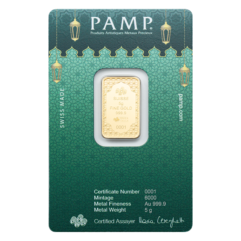 Pamp 5g Gold Bar Eid Mubarak
