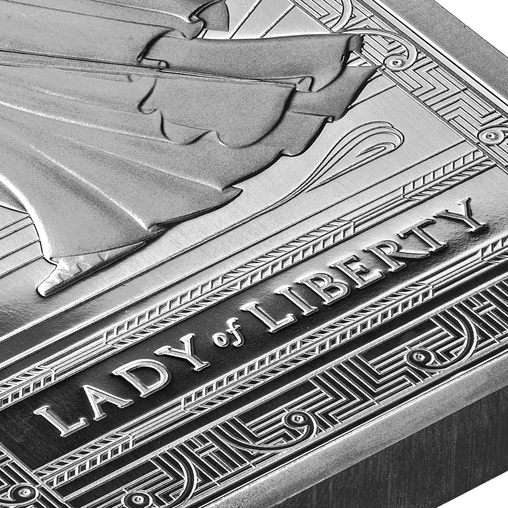 Pamp Lady of Liberty Silver Minted Bar - 10oz