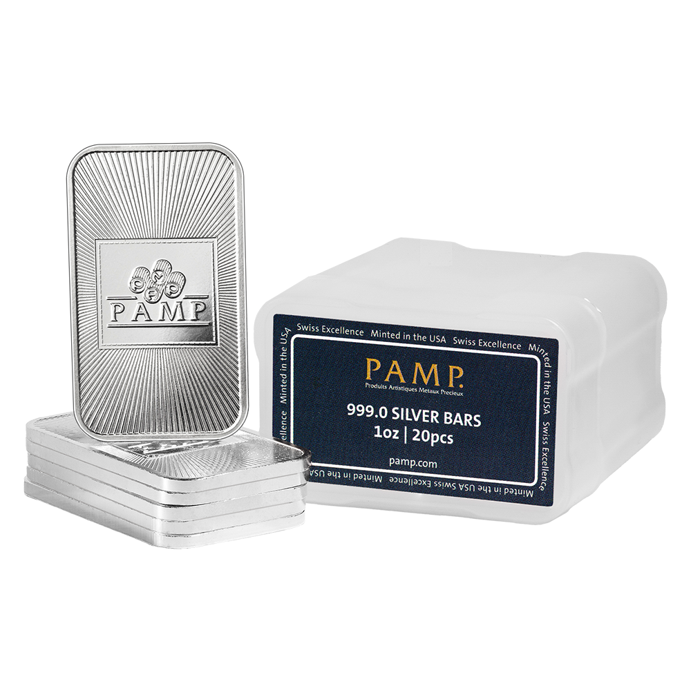 PAMP Silver Minted Bar - 1oz