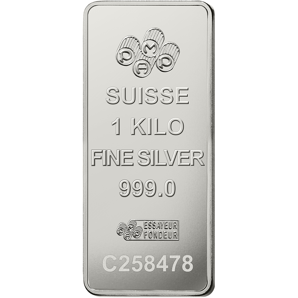 Pamp Lady Fortuna™ Silver Minted Bar- 1 Kg