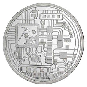 1 oz Silver Round - Bitcoin