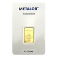 Metalor 5g Switzerland Gold Bar
