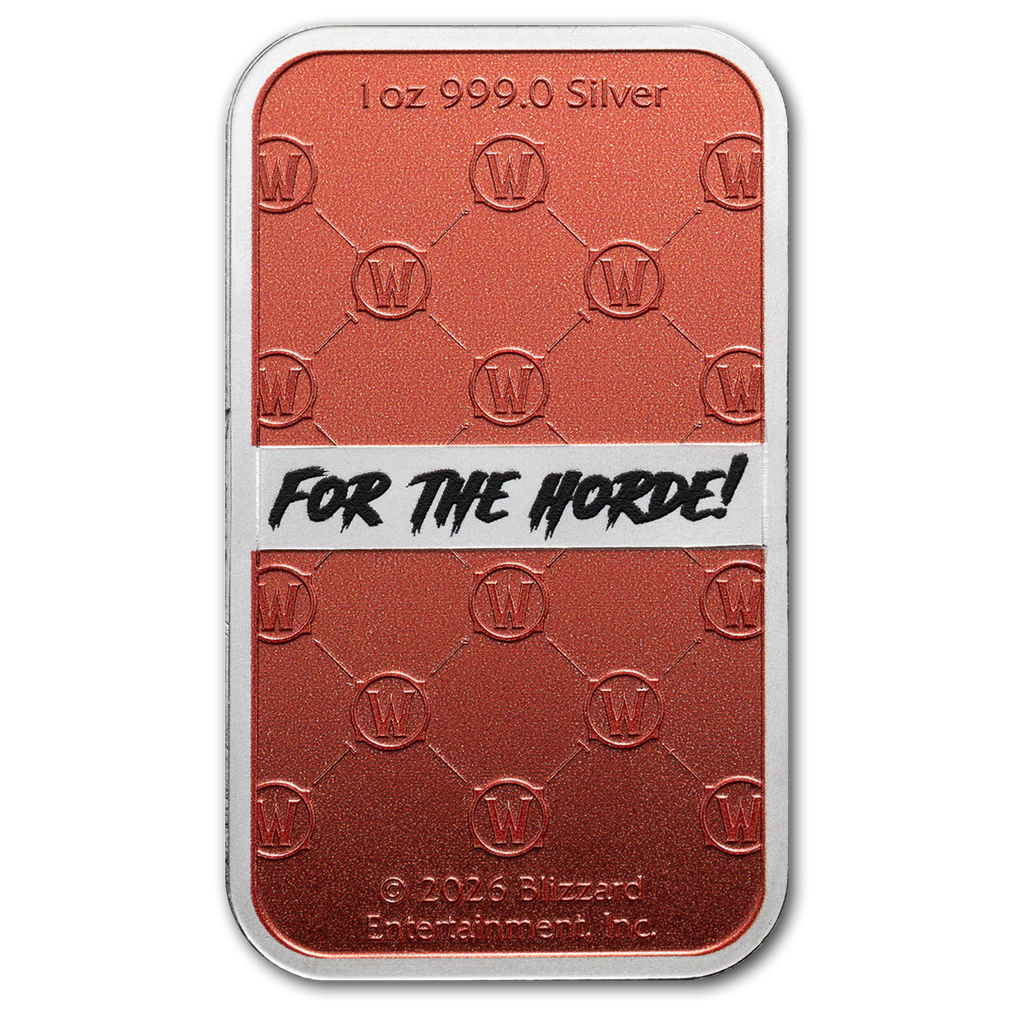 World of Warcraft Horde 1oz Fine Silver