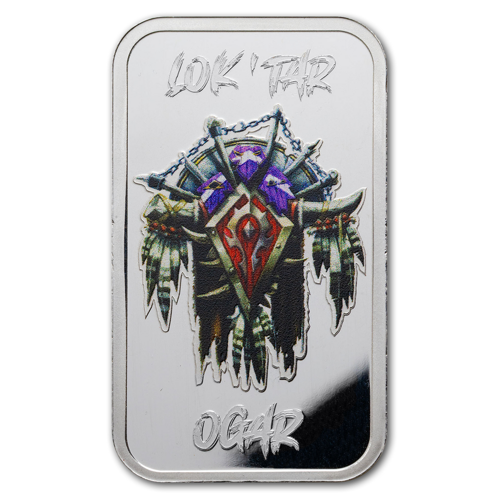 World of Warcraft Horde 1oz Fine Silver