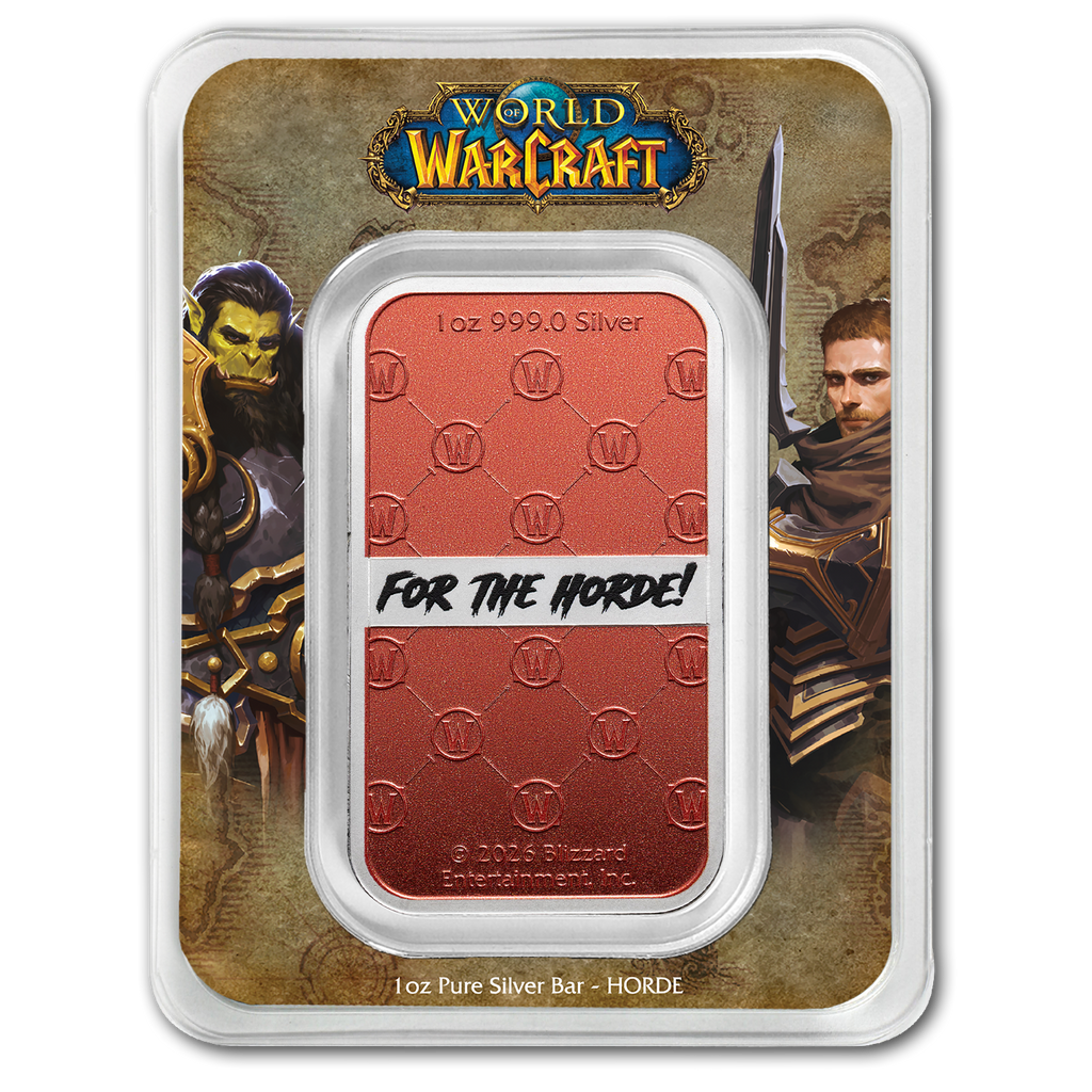 World of Warcraft Horde 1oz Fine Silver