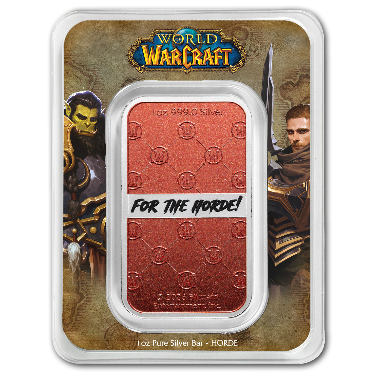 World of Warcraft Horde 1oz Fine Silver