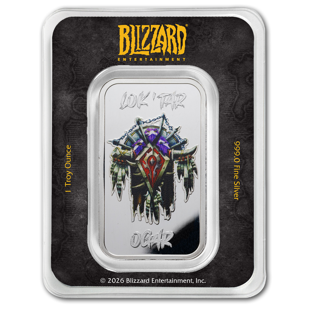World of Warcraft Horde 1oz Fine Silver