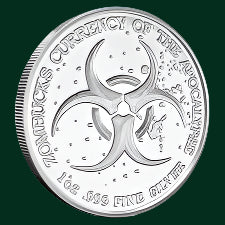 Zombucks African Undead Elegaunt 1 Ounce Fine Silver Coin