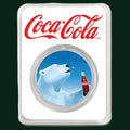 Coca-Cola® 1 oz Silver Polar Bear Colorized Round