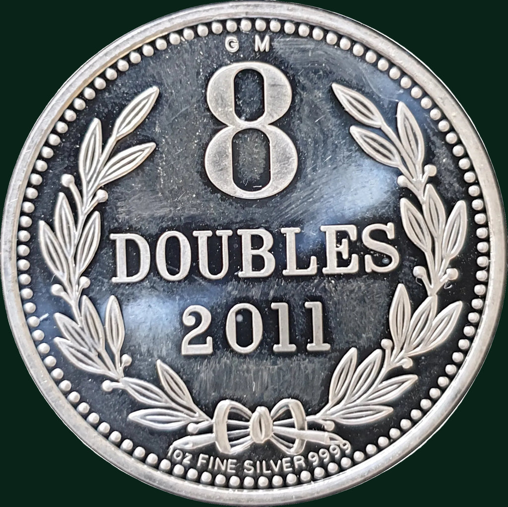 8 Doubles Silver bullion
